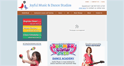 Desktop Screenshot of joyfulmusicanddance.com